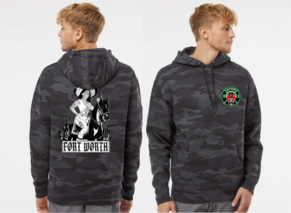 FWFD Station 15 Hoodies - Heavyweight - Black Camo